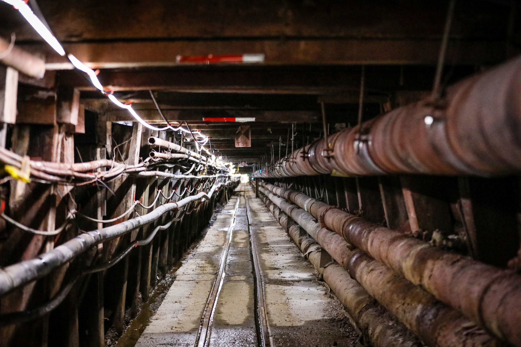 Conveyor site at the Sanford Lab